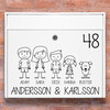 Brevlåda stickers - #1 familj klistermärke för brevlåda